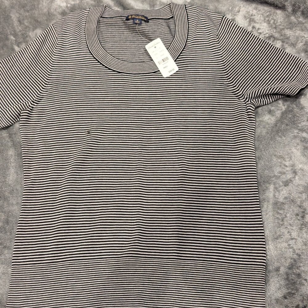 Brooks Brothers silk short sleeved sweater
